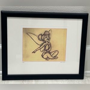 Tinkerbell Sketch Print - Matted & Frames
